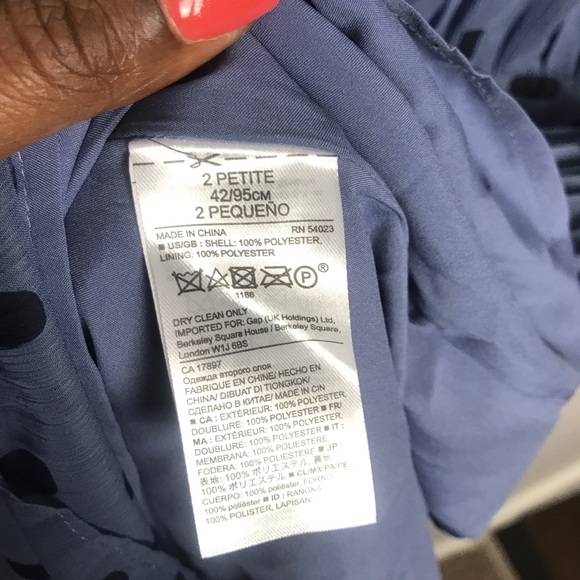 Banana Republic | Blue Sleeveless tiered dress 2P - Picture 5 of 6